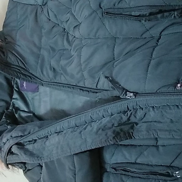 American Eagle hooded winter coat, Size Medium, Green - Picture 4 of 7